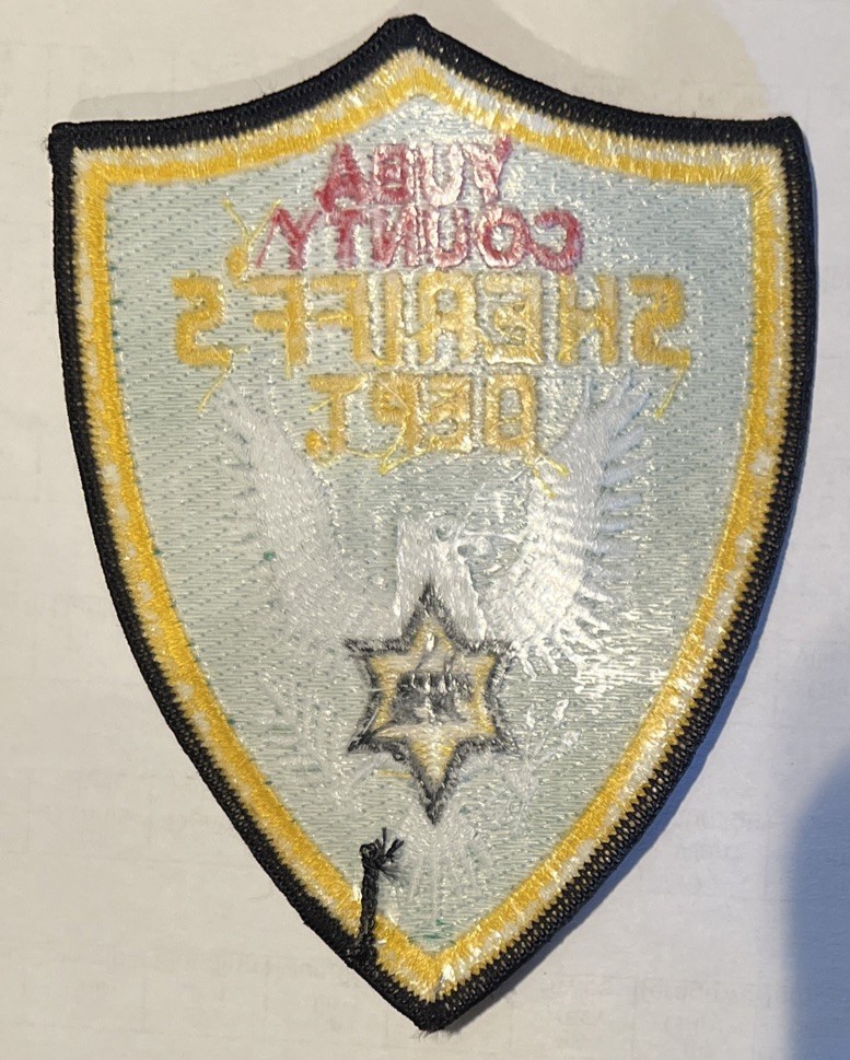 Yuba County California Sheriff Patch Mint
