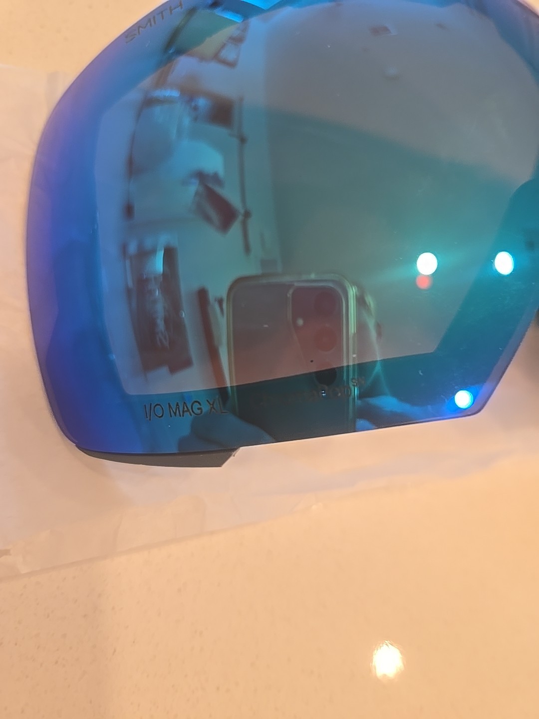 New Smith I/O XL Mag Chromapop Sun Green Mirror Goggle Replacement Lens