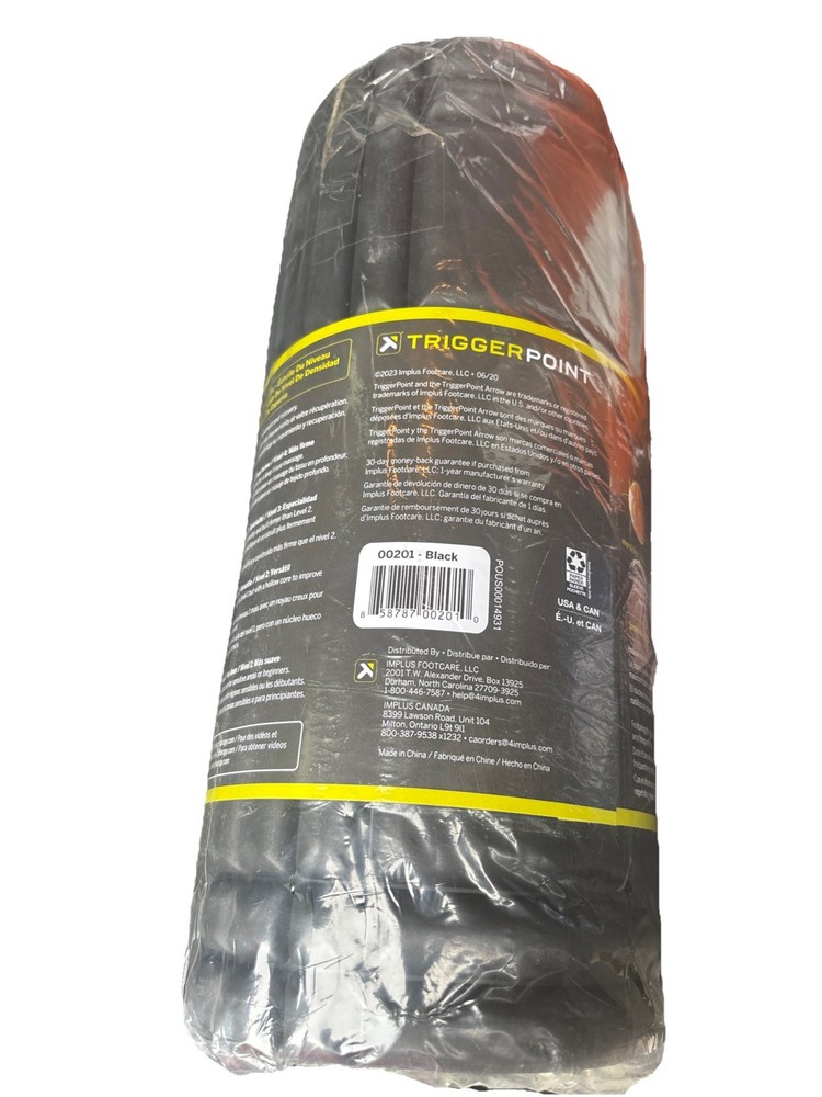 Trigger Point Performance TPT-GRDBW The Grid Black Foam Roller New Sealed