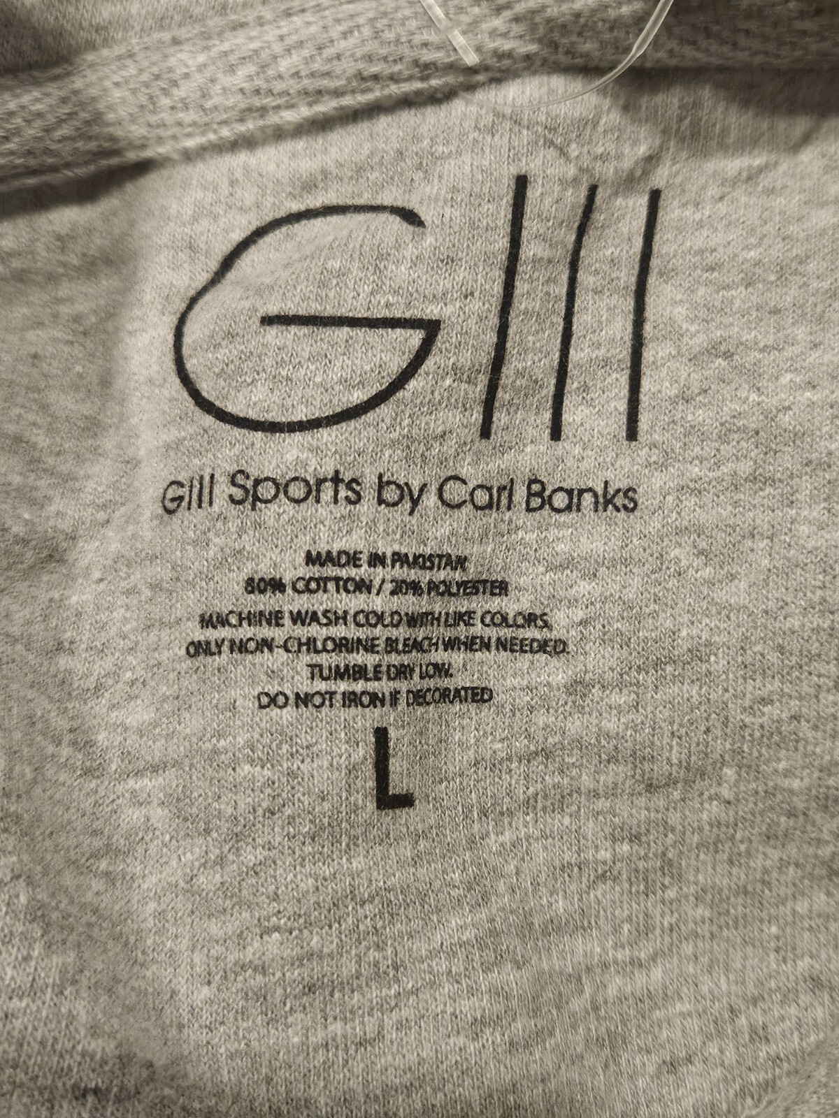 GIII Sports Atlanta Legends AAF Gray Hooded Sweatshirt Sz Large Pouch Pocket NWT