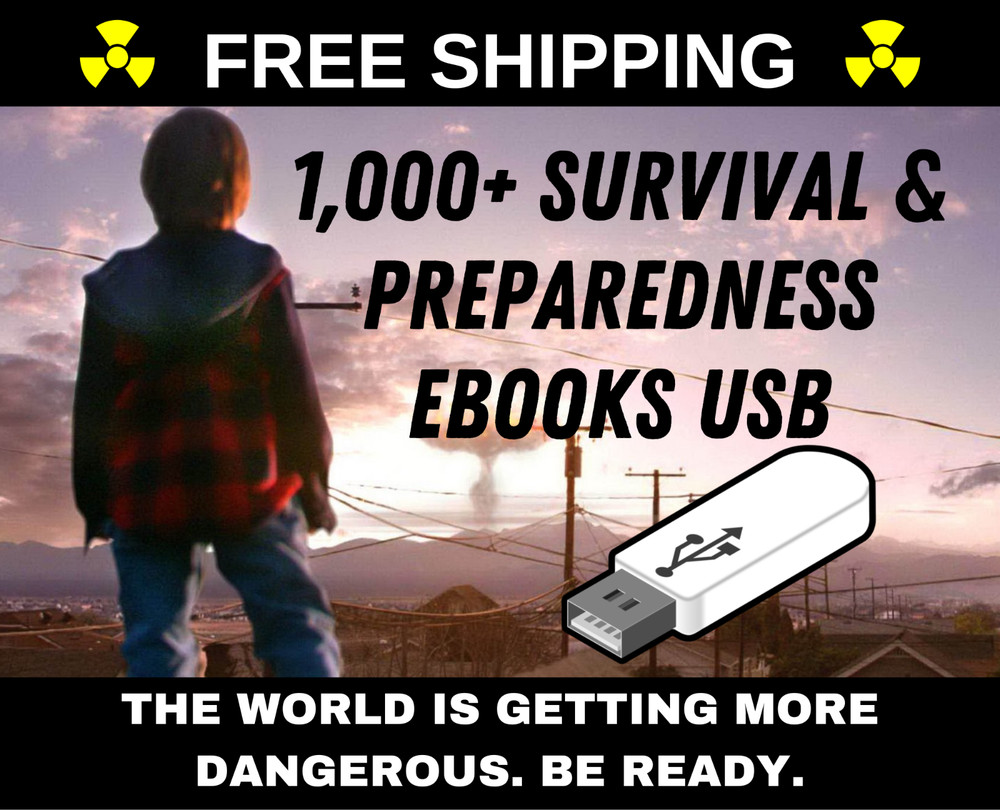 Essential Survival & Prepper Information Library Collection USB - Get Ready