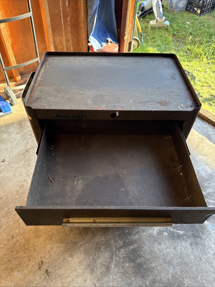 vintage Kennedy rolling tool chest