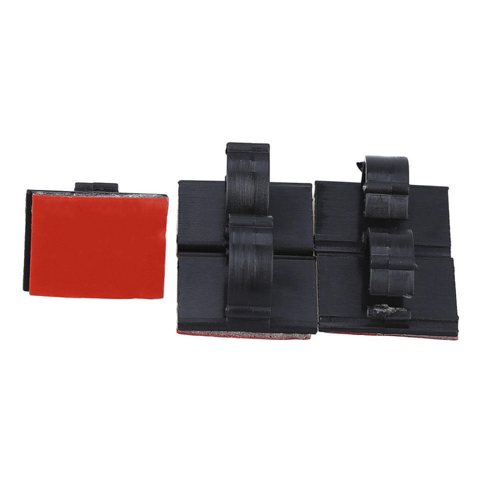 20Pcs Self-Adhesive Wire Tie Cable Clamp Clip Holder For Car Dash Camera Home