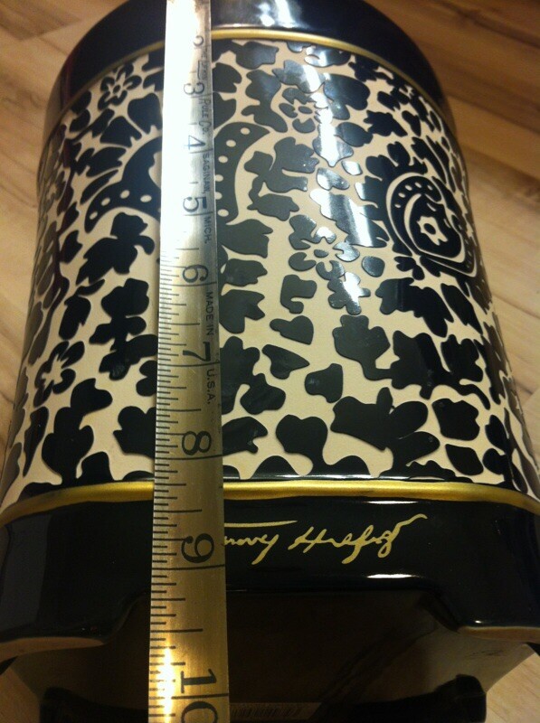 Rare Tommy Hilfiger Texture Design Ceramic Waste Basket