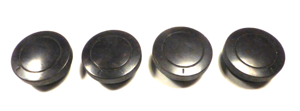 vintage RCA 29K CONSOLE:  SET OF 4 PUSH-ON BAKELITE KNOBS. 1 & 1/4"