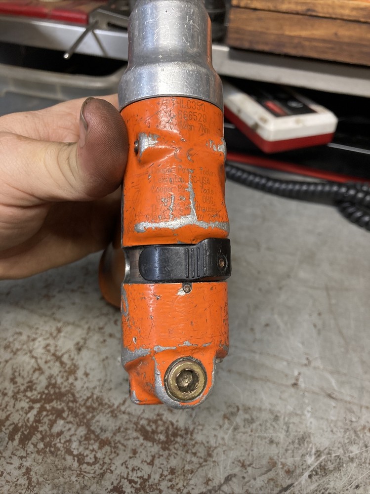 Cleco Cooper Power Tools Nut Runner Reversible 1/4” Driver 7PTHLC350 Pneumatic