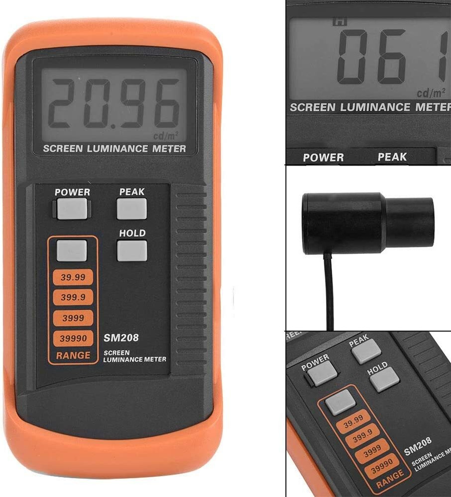 Digital Screen Brightness Light Meter Luminance Meter 0.01-39990cd/m2