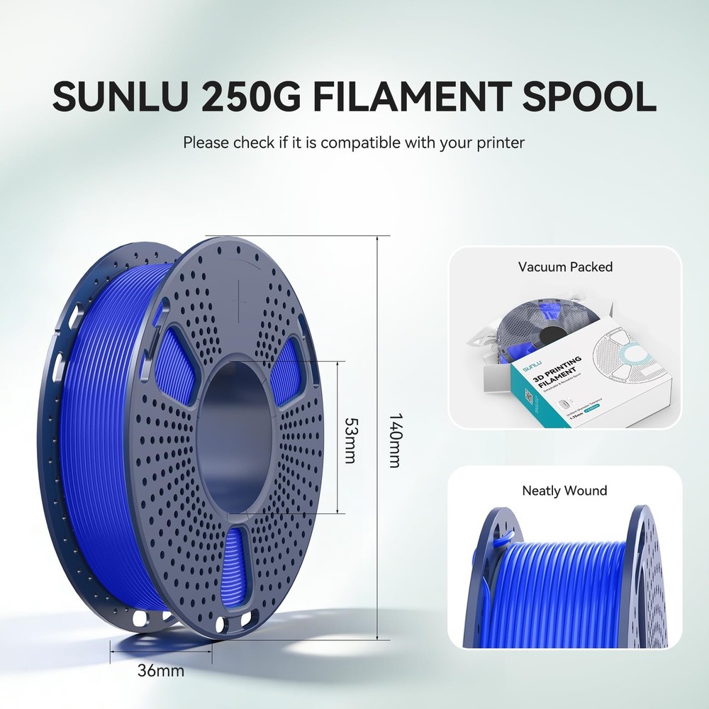 SUNLU 16 Color PLA Filament Bundle Multicolor, PLA 3D Printer Filament 1.75mm...