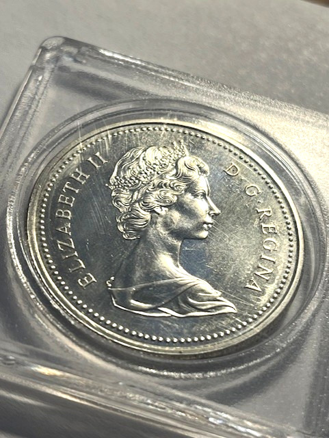 1973 Canada Silver Dollar/RCMP Centennial/PL #641