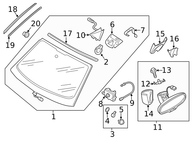 Genuine Audi Lower Cap 4K0-858-937-4PK