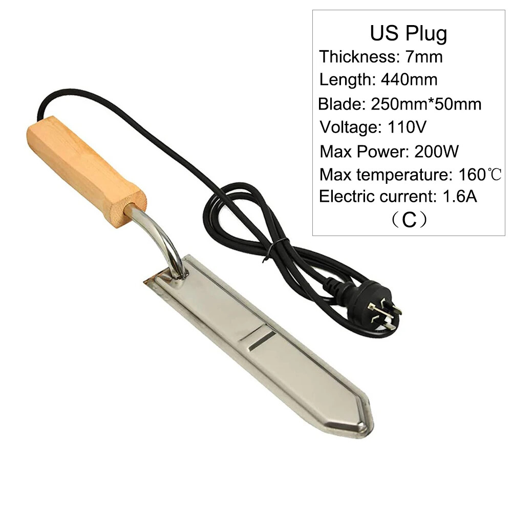 Heating Electric Bee Honey Knife Cutter Temperature Control Uncapping Scraper
