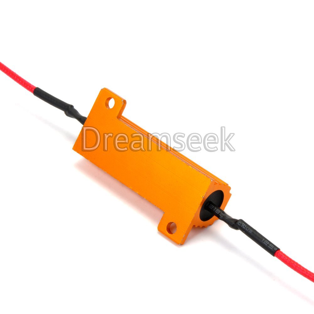 4X 50W 6ohm LOAD RESISTOR FIX LED LIGHT BULB ERROR FAST HYPER FLASH TURN SIGNAL