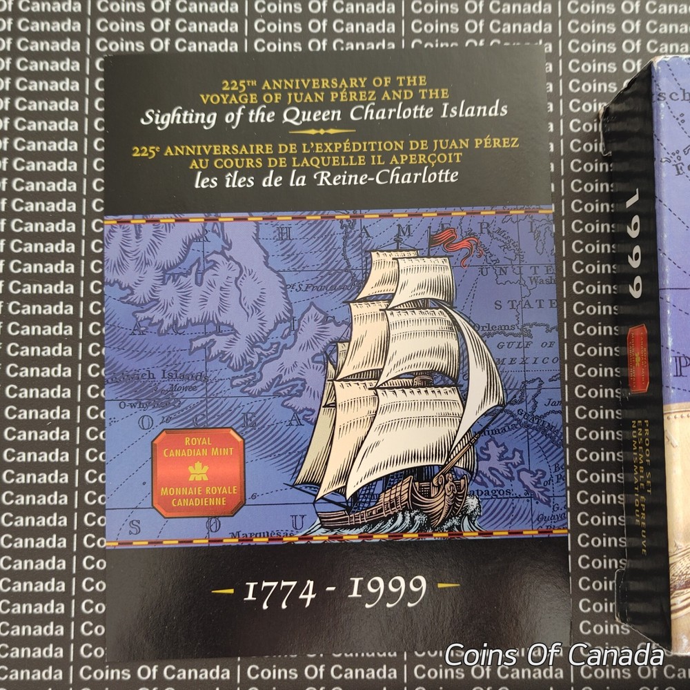 1999 Canada 8 Coin Proof Set - With Special Edition Silver Dollar #coinsofcanada