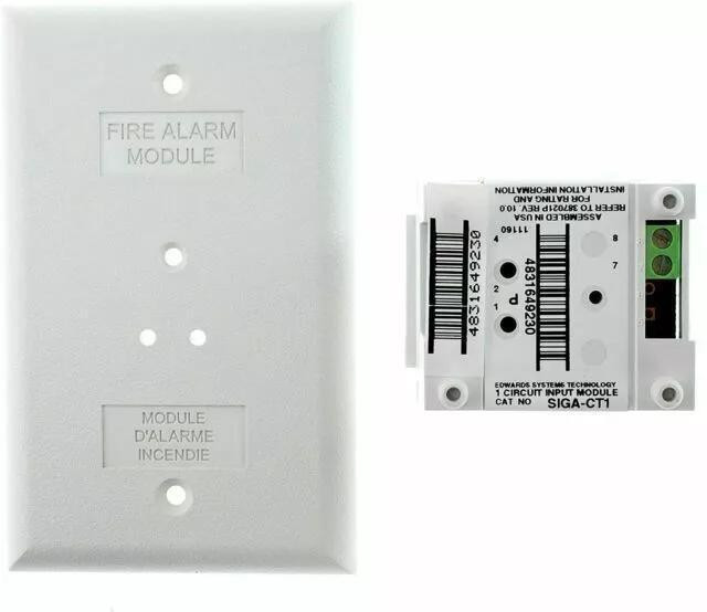SIGA-CT1 Single Input Module for Fire Alarm System - White
