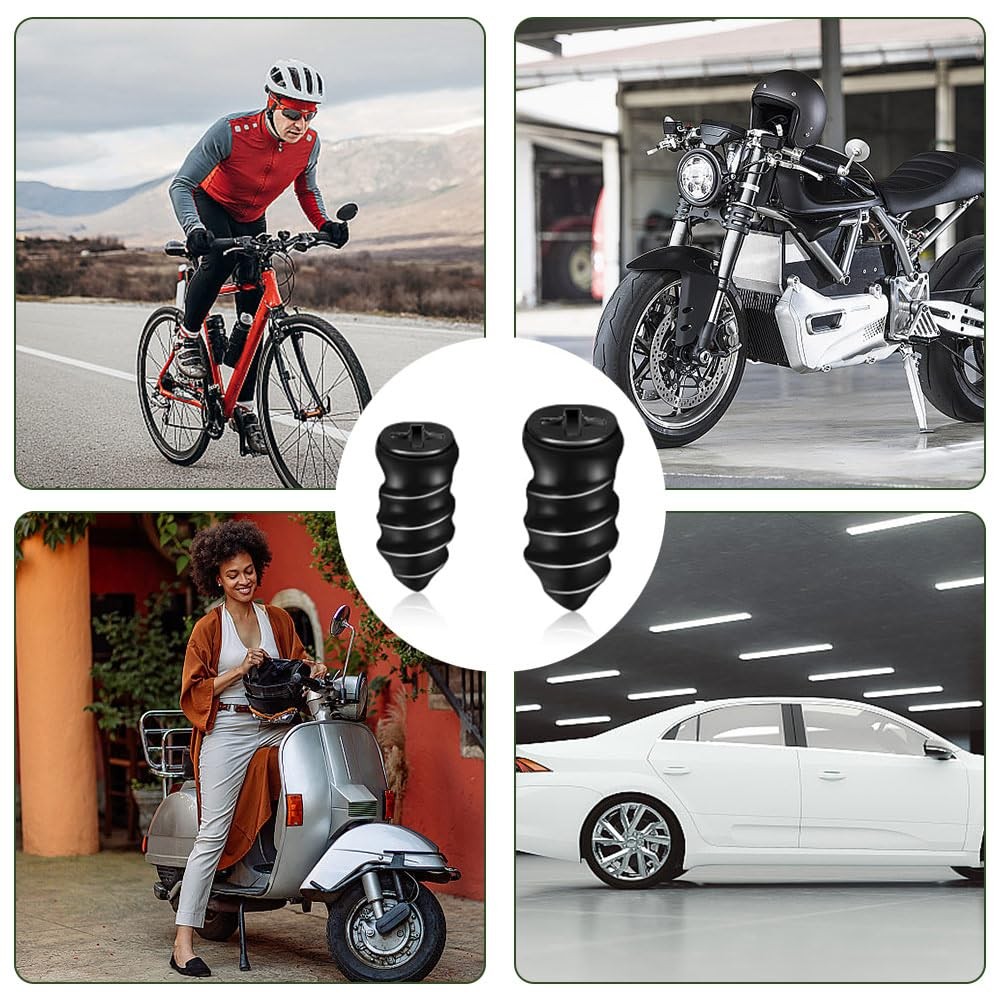 Share 60 Pcs Tire Repair Rubber Nail Screw Tire Plugs Quick Puncture for Car