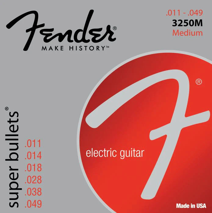 Fender 3250m 11-49 Bullet End Guitar Strings