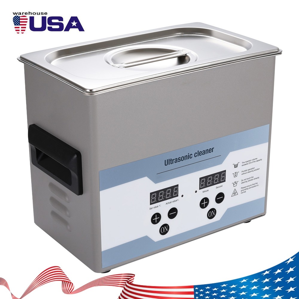 3.2L Ultrasonic Cleaner with Timer Heating Machine Digital Sonic Cleaner