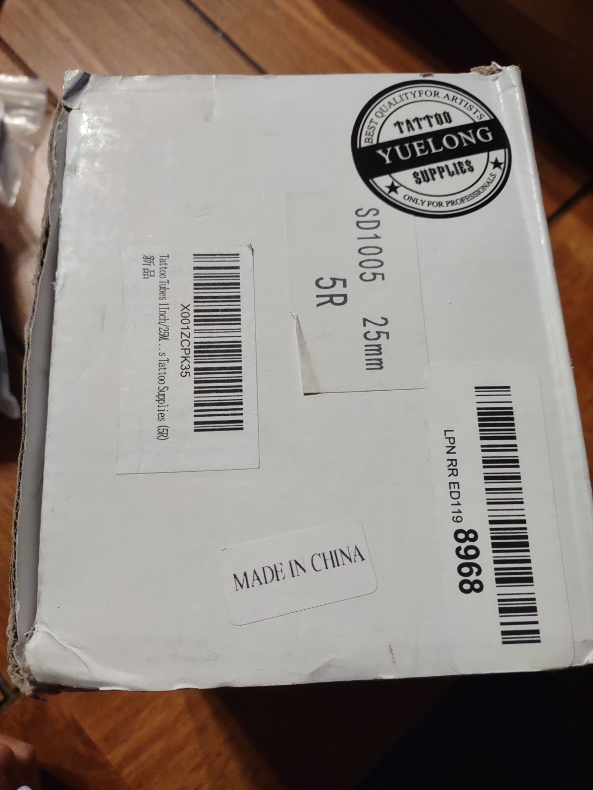 1 Inch 25mm 20 PCS Tattoo Disposable Tubes Round Tubes, Flat Tube, Diamond Tube