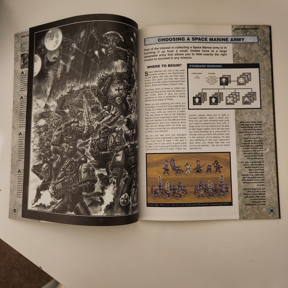 Games Workshop 1999 Warhammer 40k - Codex Space Marines