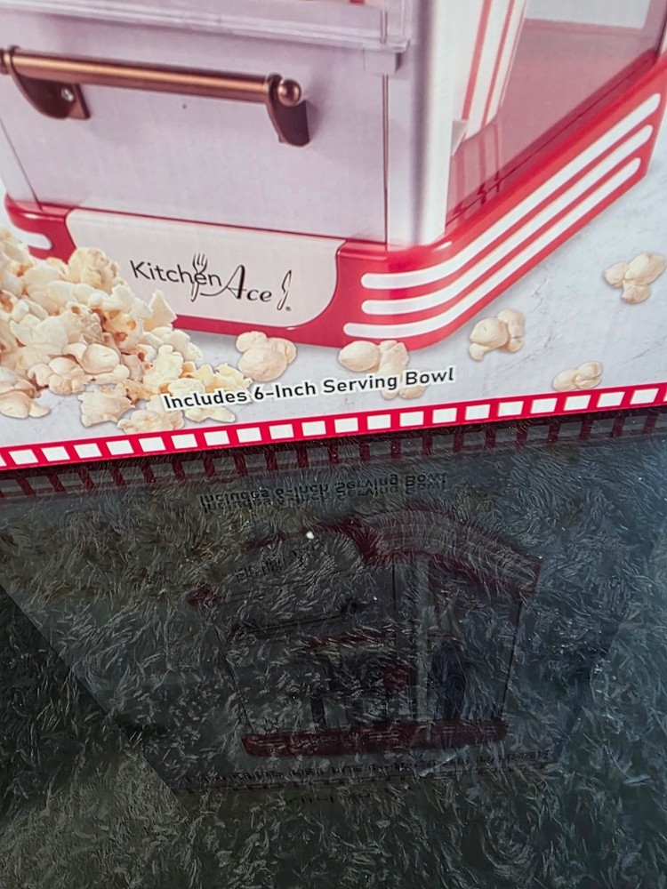 KITCHEN ACE TABLETOP KETTLE POPCORN MACHINE