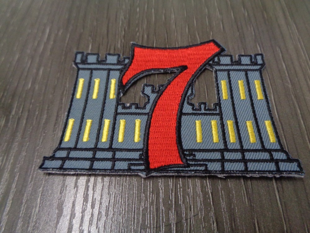 US MARINE 7TH ENGINEER BRIGADE PATCH USMC LARGE  3.5 INCH