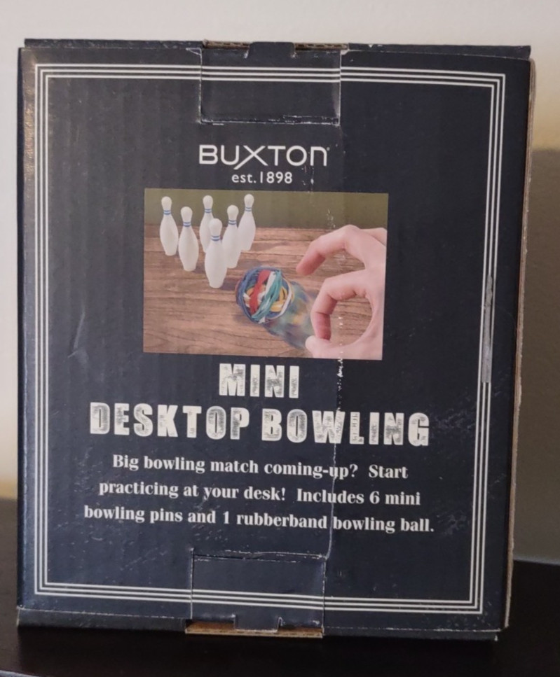 Mini Desktop Bowling Set Buxton NIB