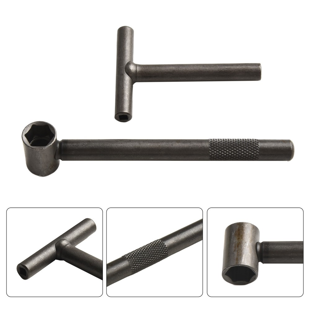 2 Pcs Spanner Wrench Motorcycle Valve Adjustment Tool Square Hexagonal Hardware