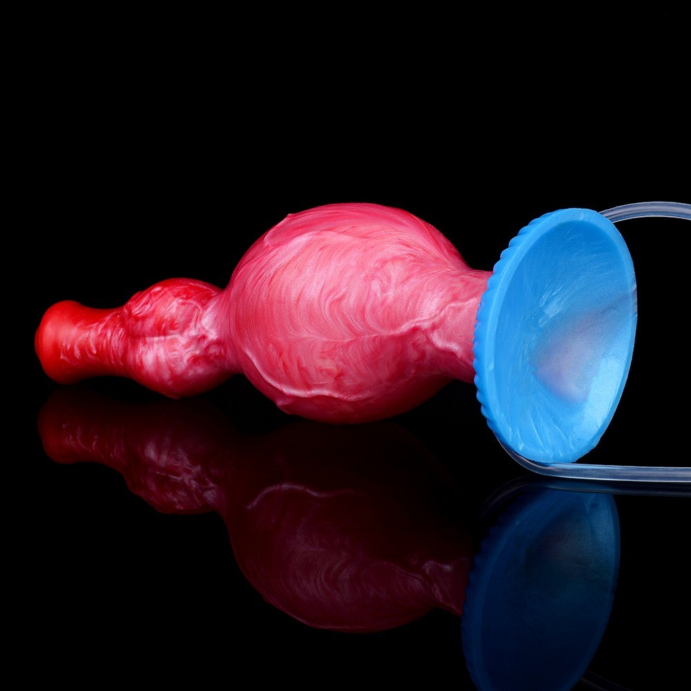 Inflatable Ejaculating Dildoe Realistic Squirting With Suction Cup Use Lubricate