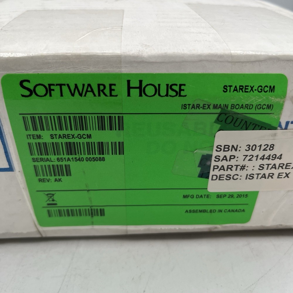 NEW!! Software House ISTAR-EX Access Control Module Main Board - STAREX-GCM