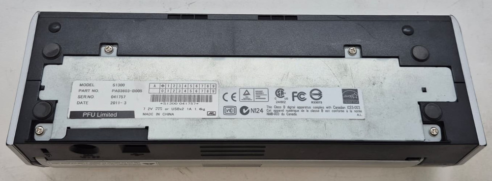 Fujitsu ScanSnap S1300 Document Scanner- Scanner Only