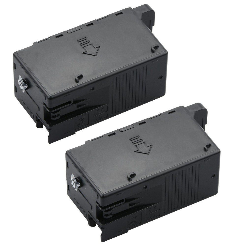 2* C9345 Maintenance Box For Epson WorkForce Pro Printer Waste Ink Pad Replace