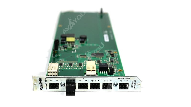 Evertz 7700DA-AESB Auto Equalizing Balanced AES/EBU Distribution Amplifier DA