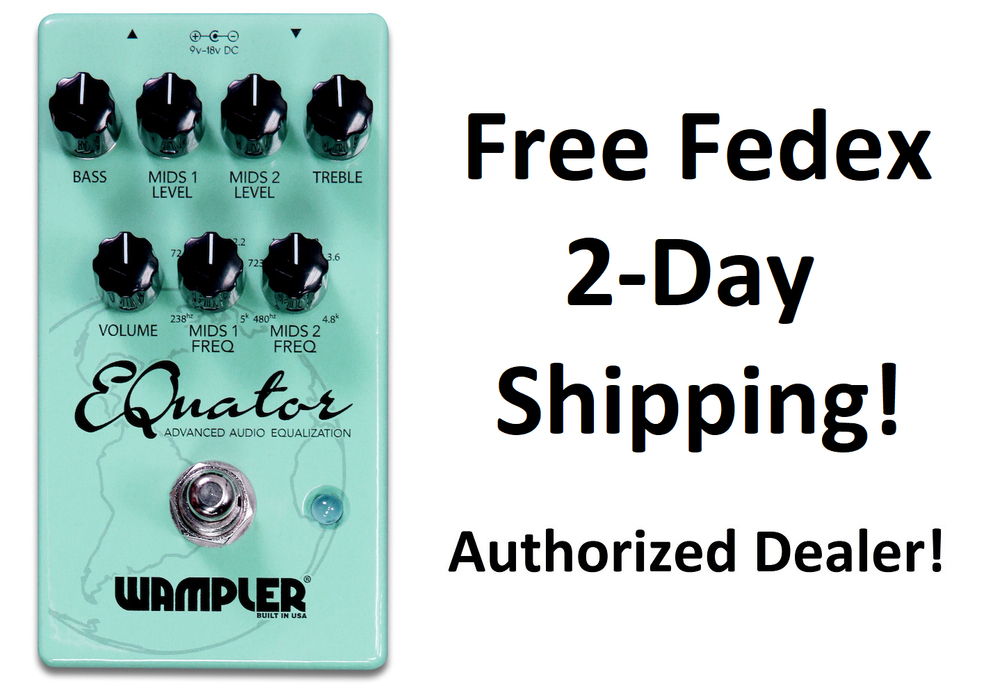New Wampler EQuator Advanced Audio Equalizer Guitar Effects Pedal