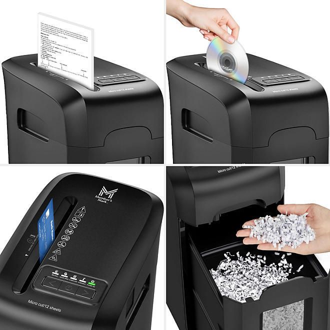 Member's Mark 12-Sheet Micro-Cut Shredder, Model - C249-A