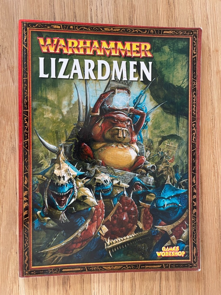 Games Workshop Warhammer Lizardmen Codex Rulebook ISBN: 184154356X printed 2003