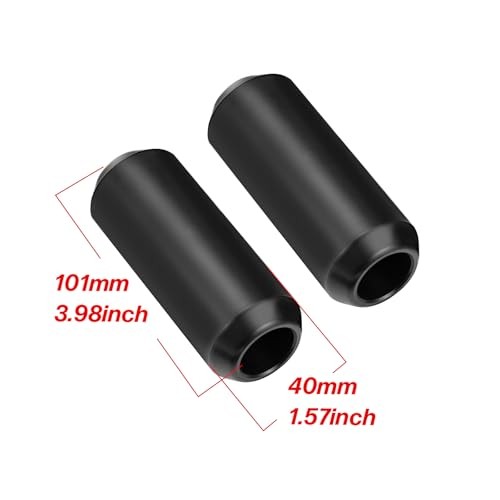 4" Shock Mounts Frame Sliders Crash Bar Falling Protector 4 Inch-Smooth