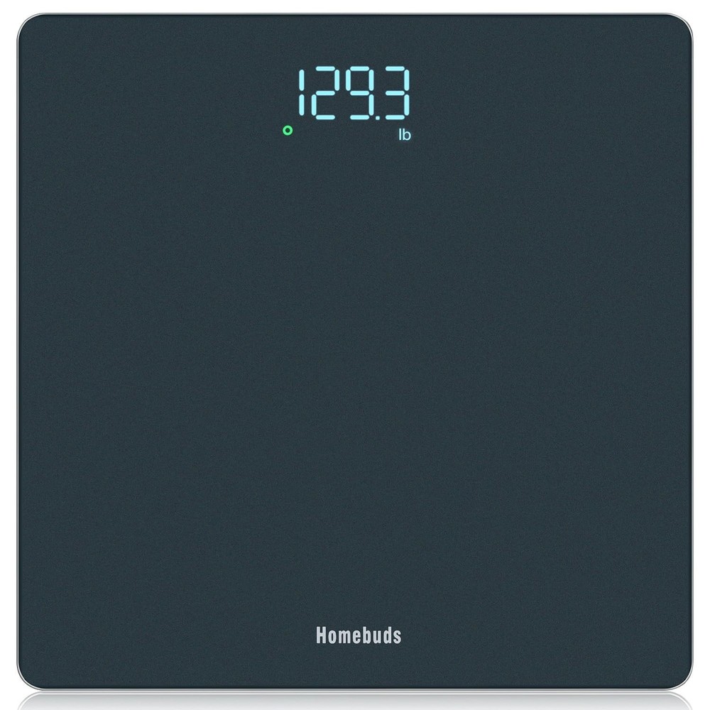 Bathroom Scale - 0.1lb Accuracy with LED Display, Blue Design