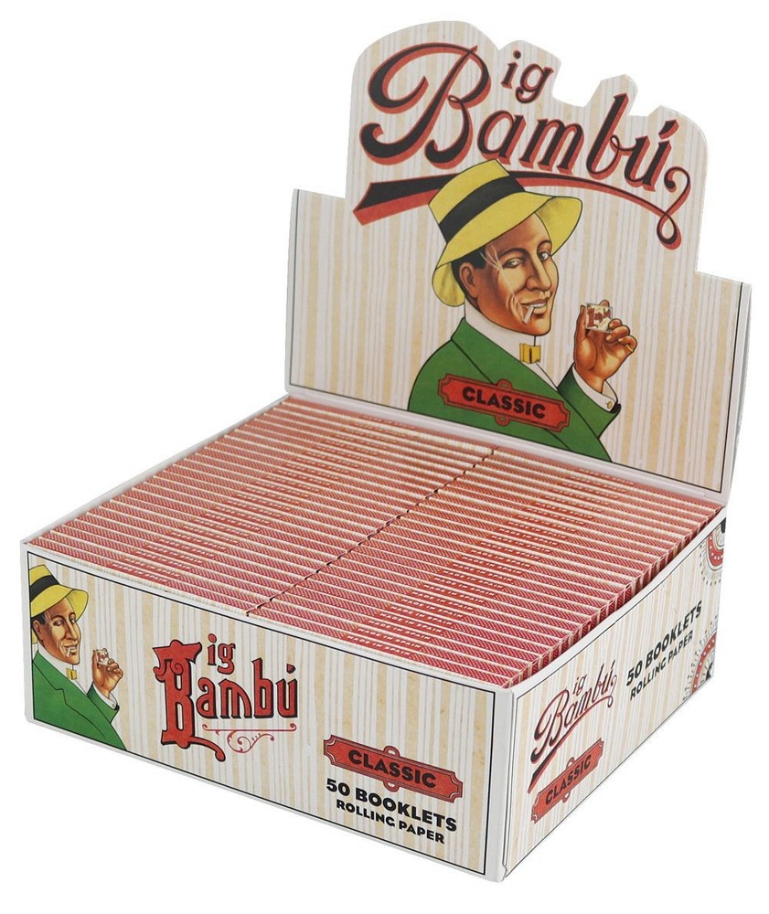Big Bamboo king-size rolling papers .