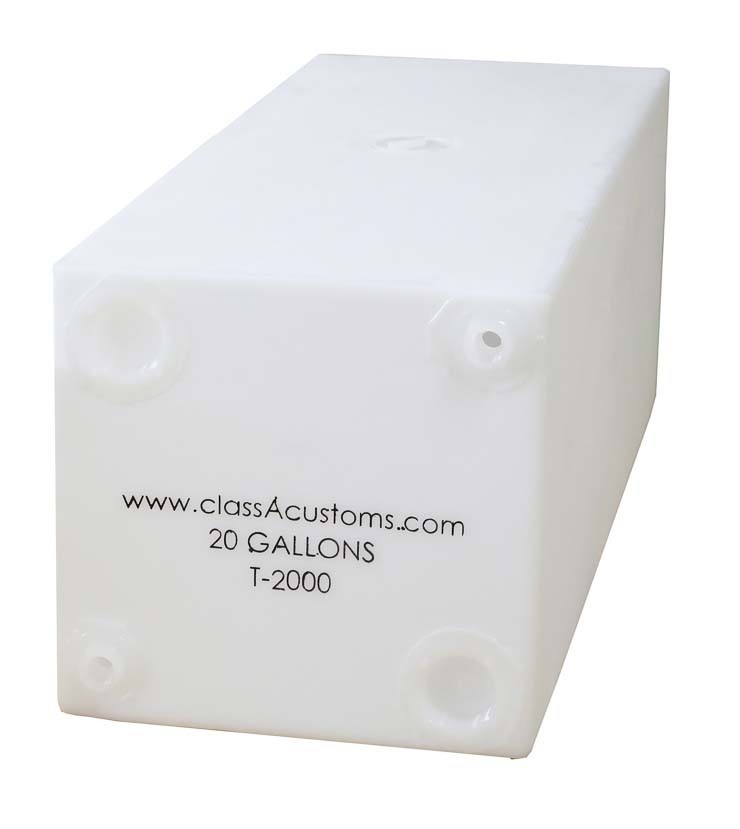 20 Gallon Fresh / Gray Water Holding Tank storage food shower wash dish T-2000