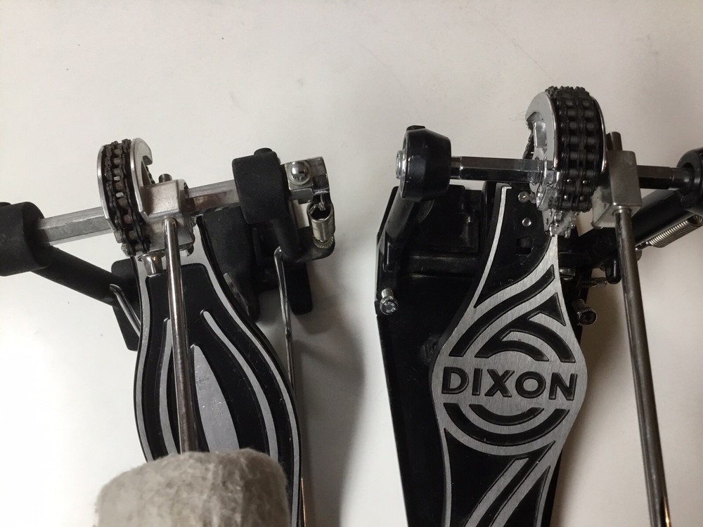 Dixon Solid Bass Drum Chain Pedal Lot x 2 USED