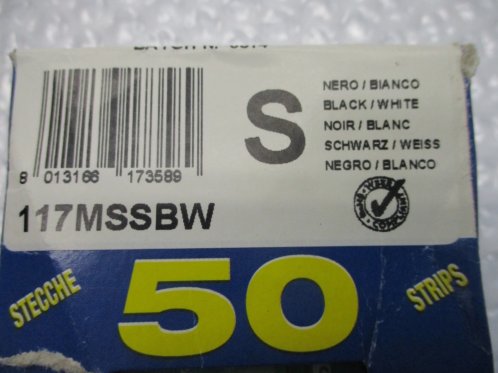 GRAFOPLAST 117MSSBW MARKER PKG OF 50 NSMP