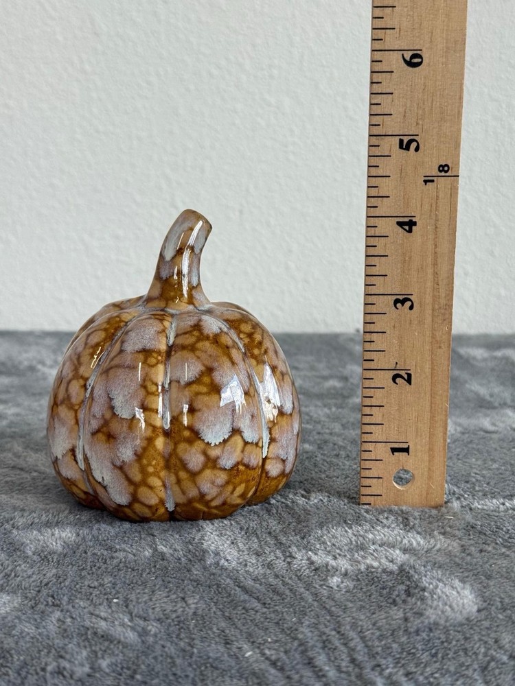 Glazed Pumpkin Fall Decor