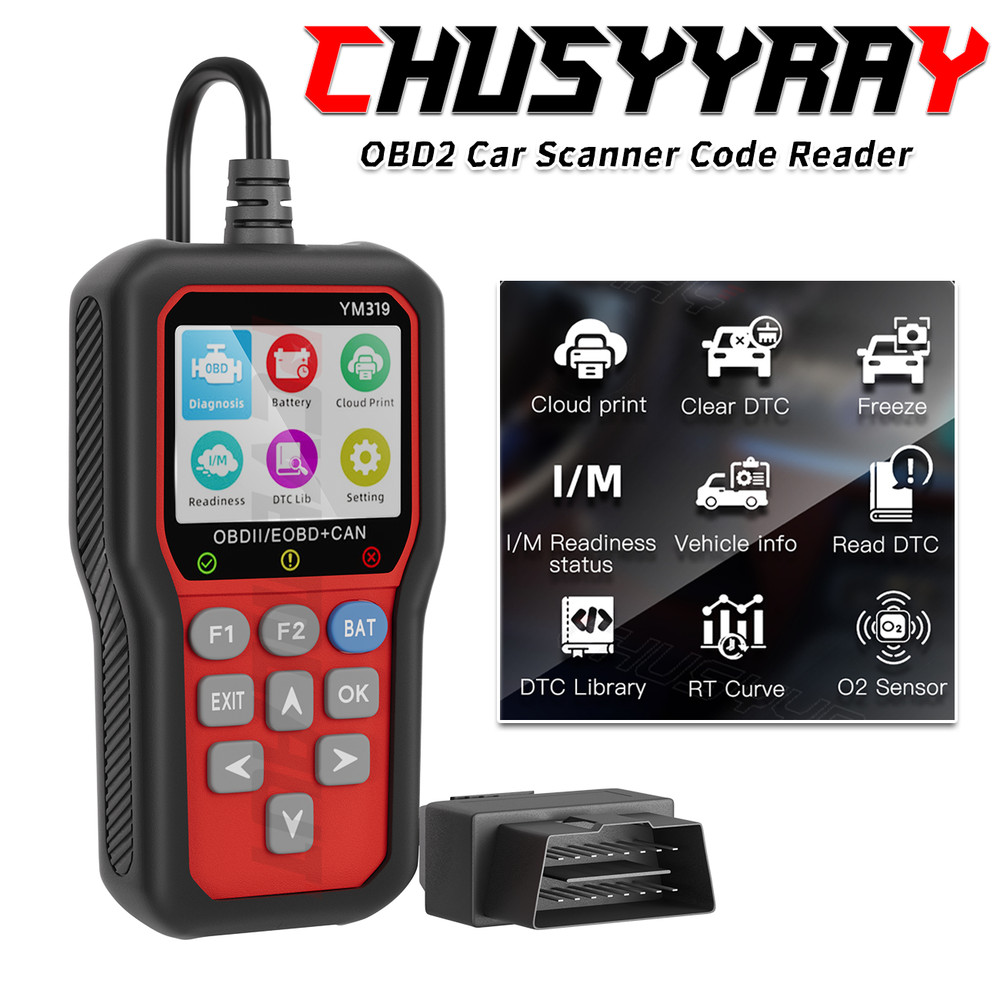 For Ford 1996-2024 OBD2 Scanner Code Reader Reset Fault Diagnostic Tool