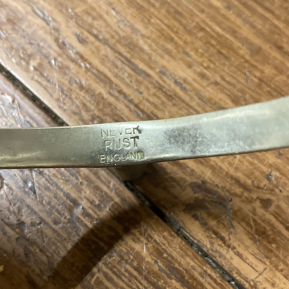Never Rust England Nickle English Spur Set