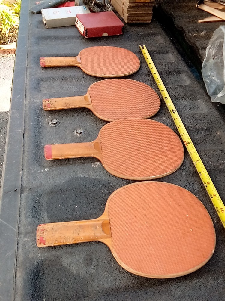 Vintage Ping Pong Paddles