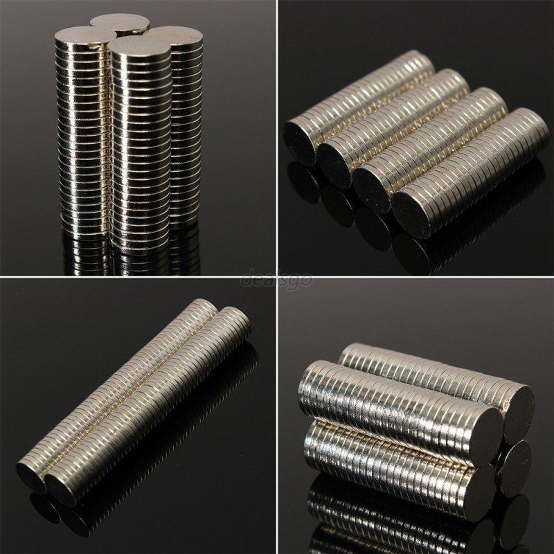Lot 25 50 100 Pcs Round Disc Magnets Rare Earth Neodymium Magnet N50 N48 N52 N42