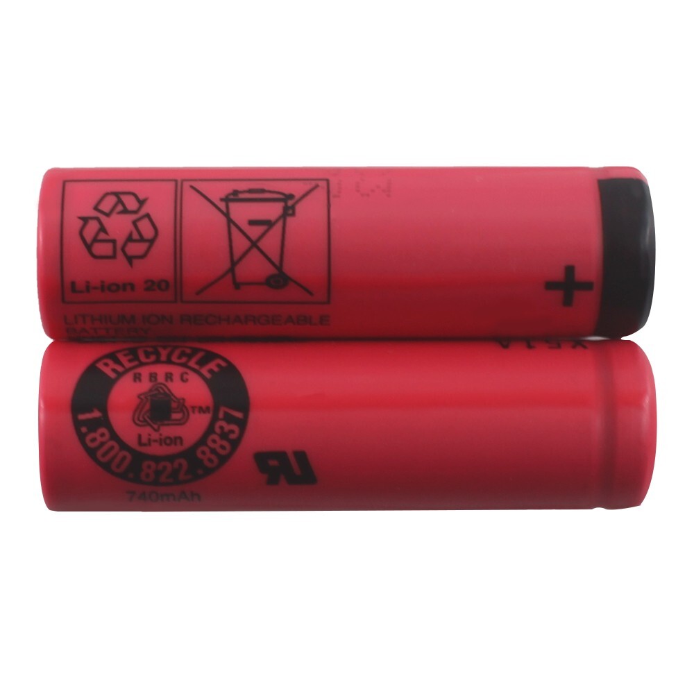 NEW 2 pc SANYO UR 14500 AC Li-ion 740mAh Rechargeable 3.7v ORAL-B BRAUN UR14500