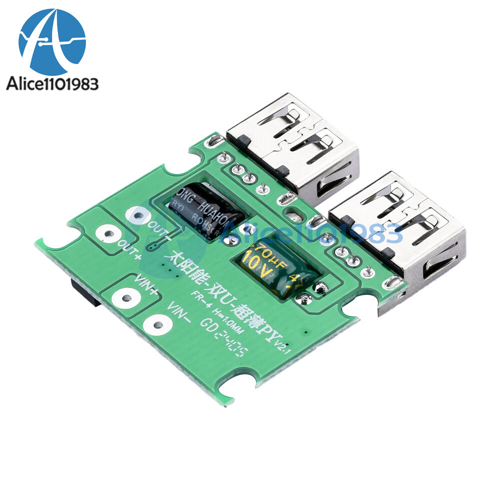 5V3A Dual USB Solar Panel Mobile Power Supply Smart Voltage Controller Regulator