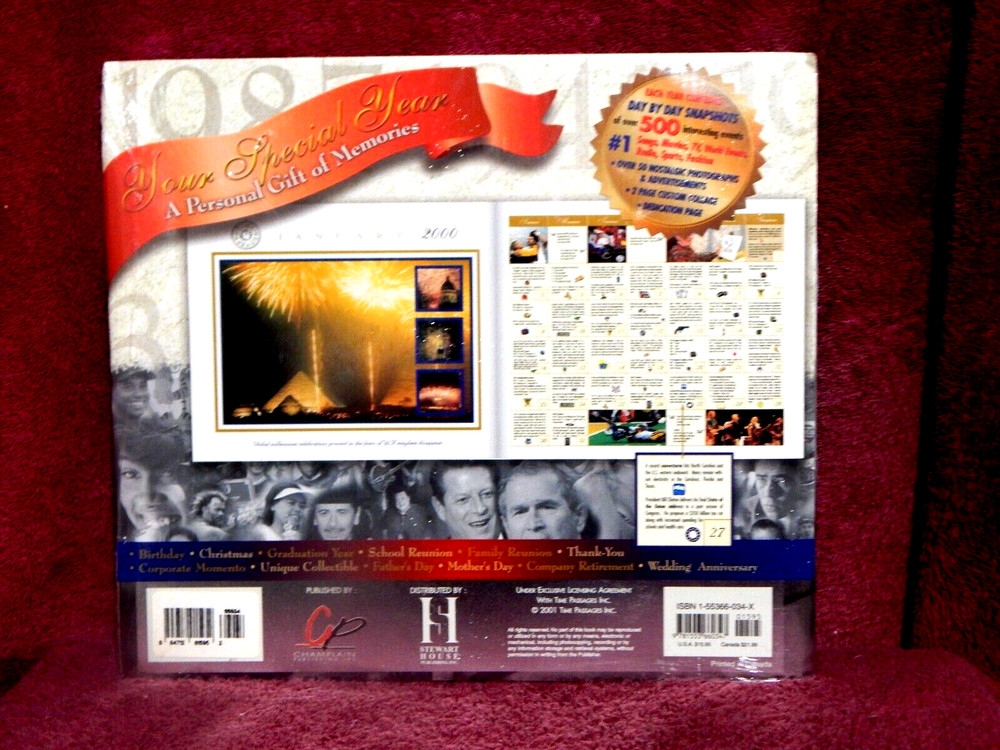 Time Passages 2000 Commerative Yearbook FACTORY SEALED