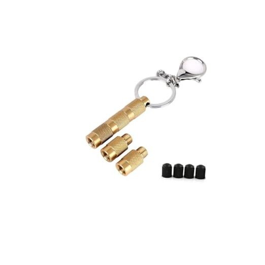 Tire Deflator,4 in 1 Solid Brass Easy Storage and Using Tire Air Deflator-1